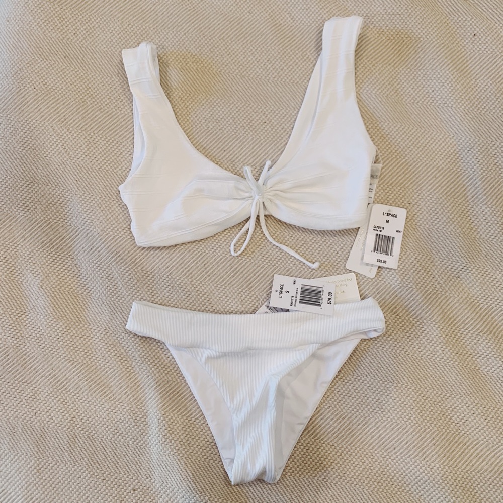 L*space white bikini set